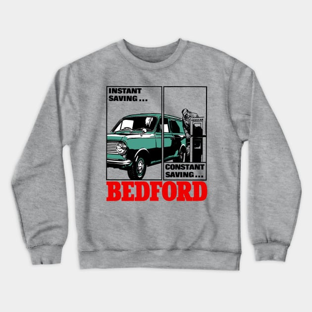 BEDFORD HA VAN - advert Crewneck Sweatshirt by Throwback Motors